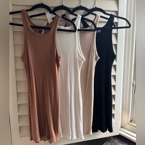 Windsor Ribbed Knit Crew Neck Bodycon Mini Dresses BUNDLE